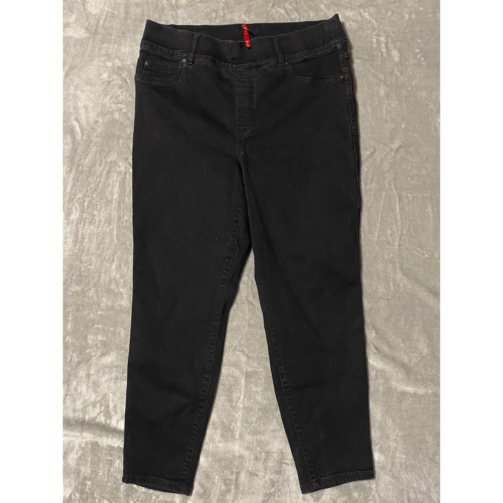SPANX Black Denim Jeans Pants Women Plus Size 1X High‎ Rise Stretch